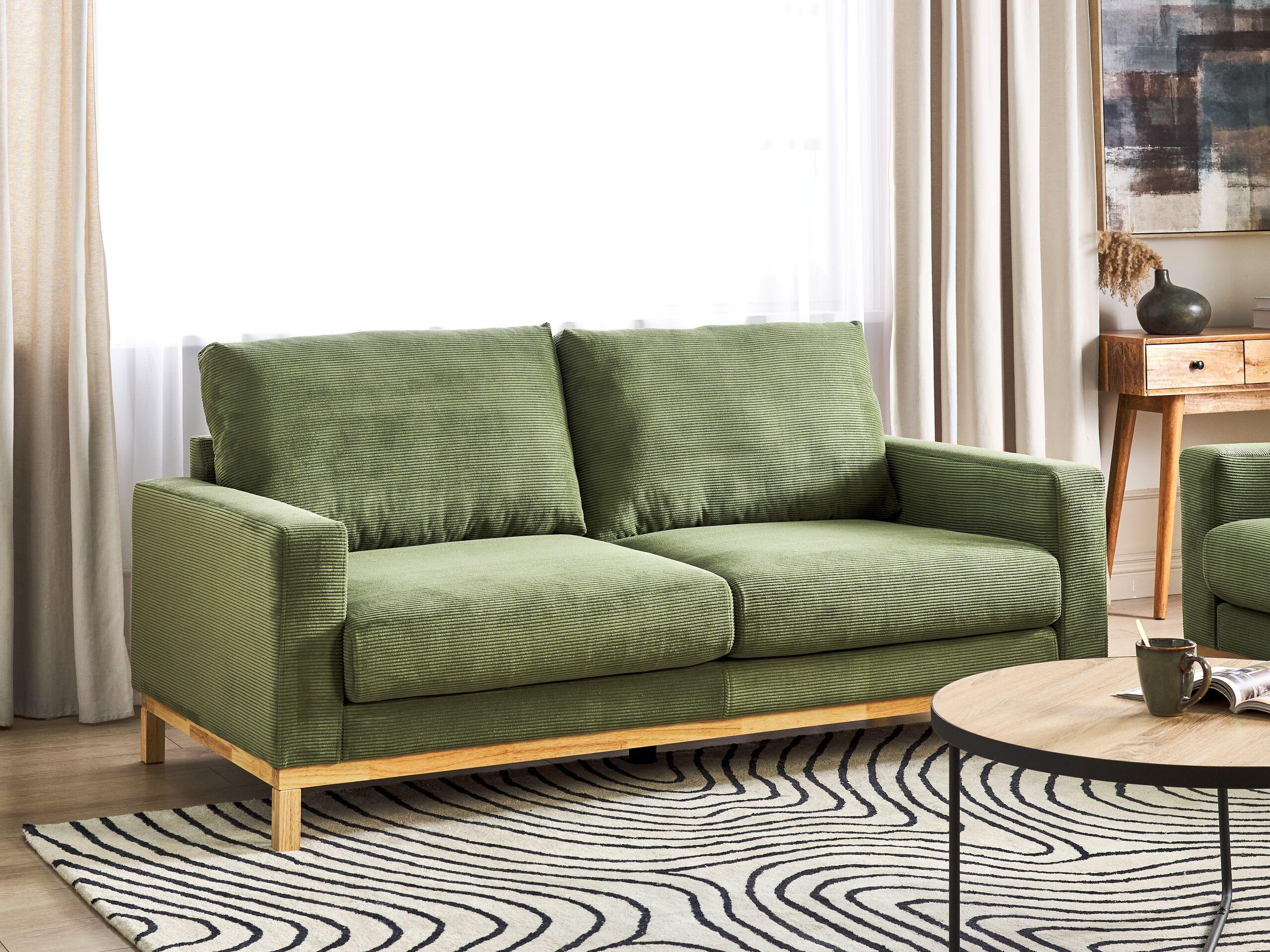 Beliani 2 Sitzer Sofa aus Cord Modern SIGGARD  