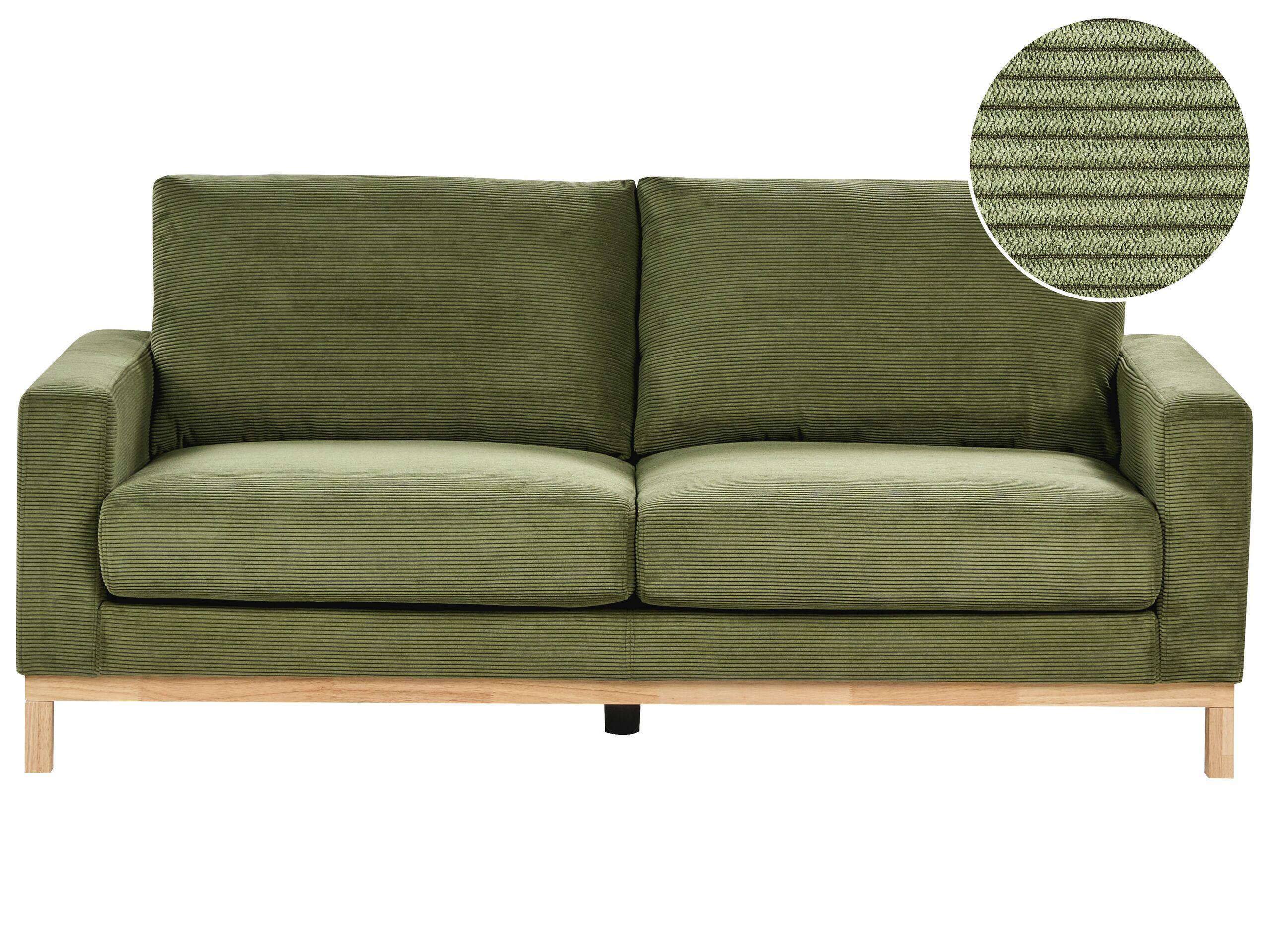 Beliani 2 Sitzer Sofa aus Cord Modern SIGGARD  