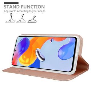 Cadorabo  Housse compatible avec Xiaomi RedMi NOTE 11 PRO 4G / 5G - Coque de protection avec fermeture magnétique, fonction de support et compartiment pour carte 