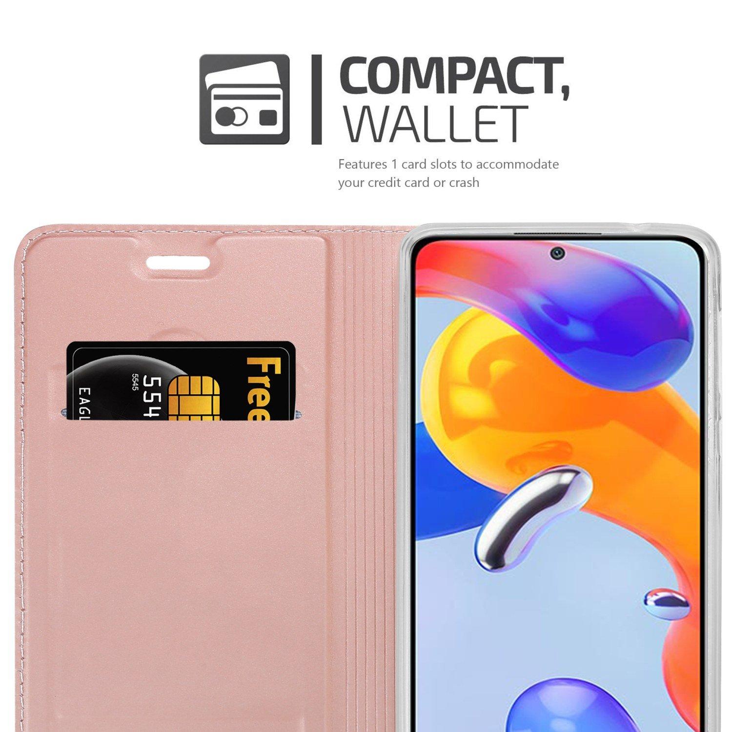 Cadorabo  Housse compatible avec Xiaomi RedMi NOTE 11 PRO 4G / 5G - Coque de protection avec fermeture magnétique, fonction de support et compartiment pour carte 