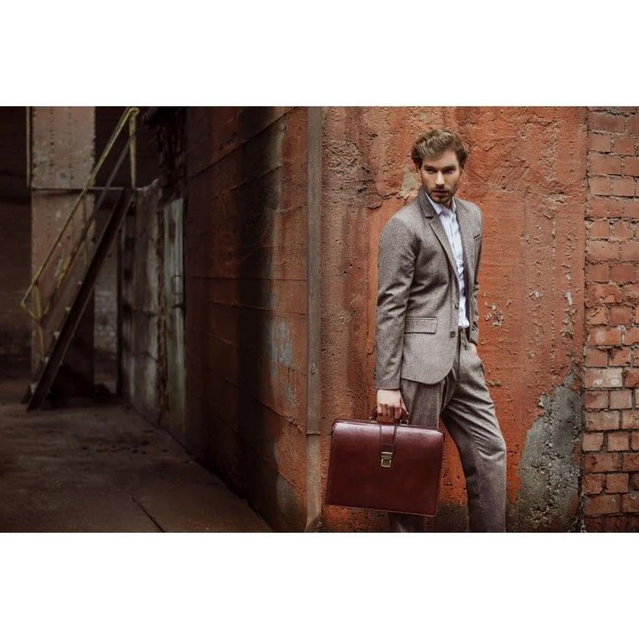 Only-bags.store Grand Porte-documents en Cuir  