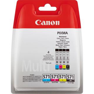 Canon  CLI-571 Multipack Druckerpatrone 4 Stück(e) Original Schwarz, Cyan, Magenta, Gelb 