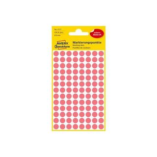 Avery-Zweckform AVERY ZWECKFORM Markierungspunkte 8mm, 416 Stück  