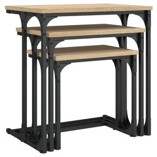 VidaXL Table basse gigogne bois d'ingénierie  