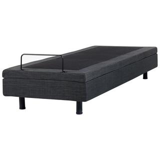 Beliani Letto regolabile senza testiera en Tessuto Moderno DUKE  