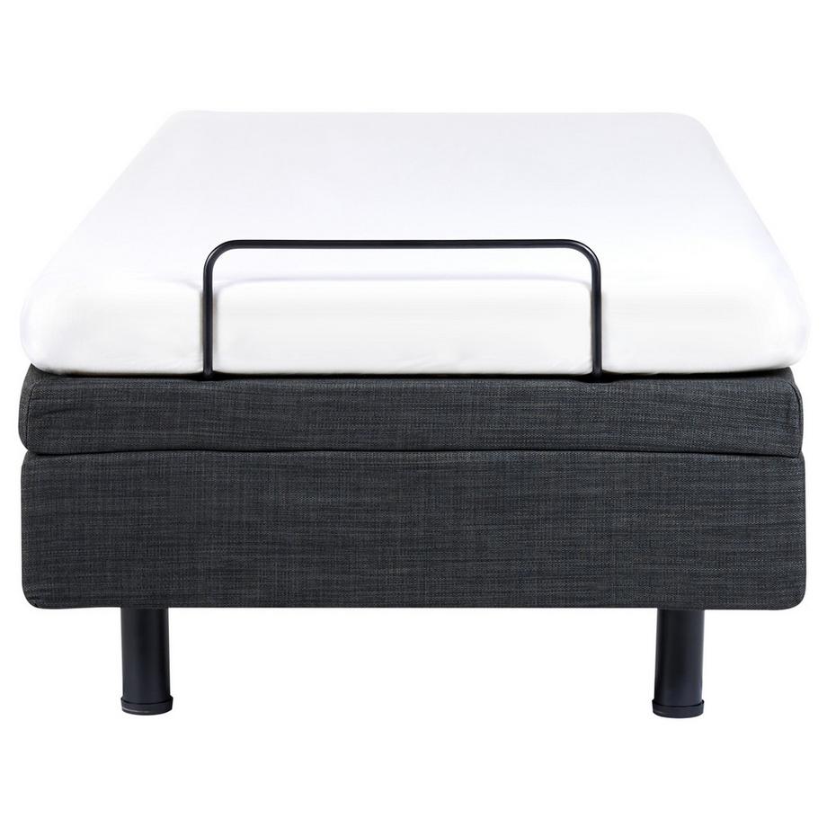 Beliani Lit réglable sans tête de lit en Tissu  DUKE  