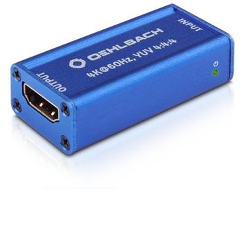 OEHLBACH 6046 Audio-/Video-Leistungsverstärker AV-Repeater Blau