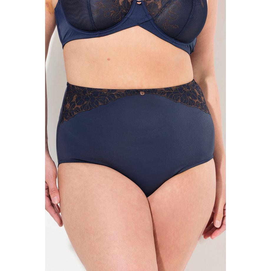 Ulla Popken Maxi slip Inserti di pizzo Ricamo a stella  