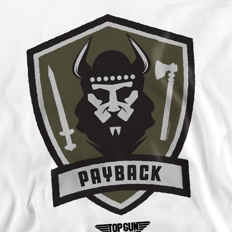 Top Gun Payback Grafikdruck Sweatshirt  