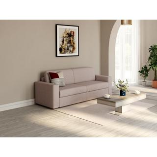 Vente-unique Sofa - 3-Sitzer - Mit Matratze - Stoff - Beige - COGLIO  