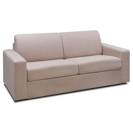 Vente-unique Canapé 3 places convertible express en tissu beige COGLIO  