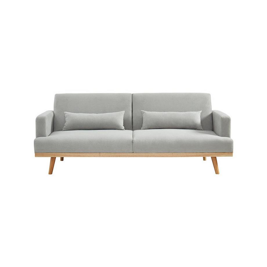 Vente-unique Schlafsofa Klappsofa 3Sitzer ESME Stoff  
