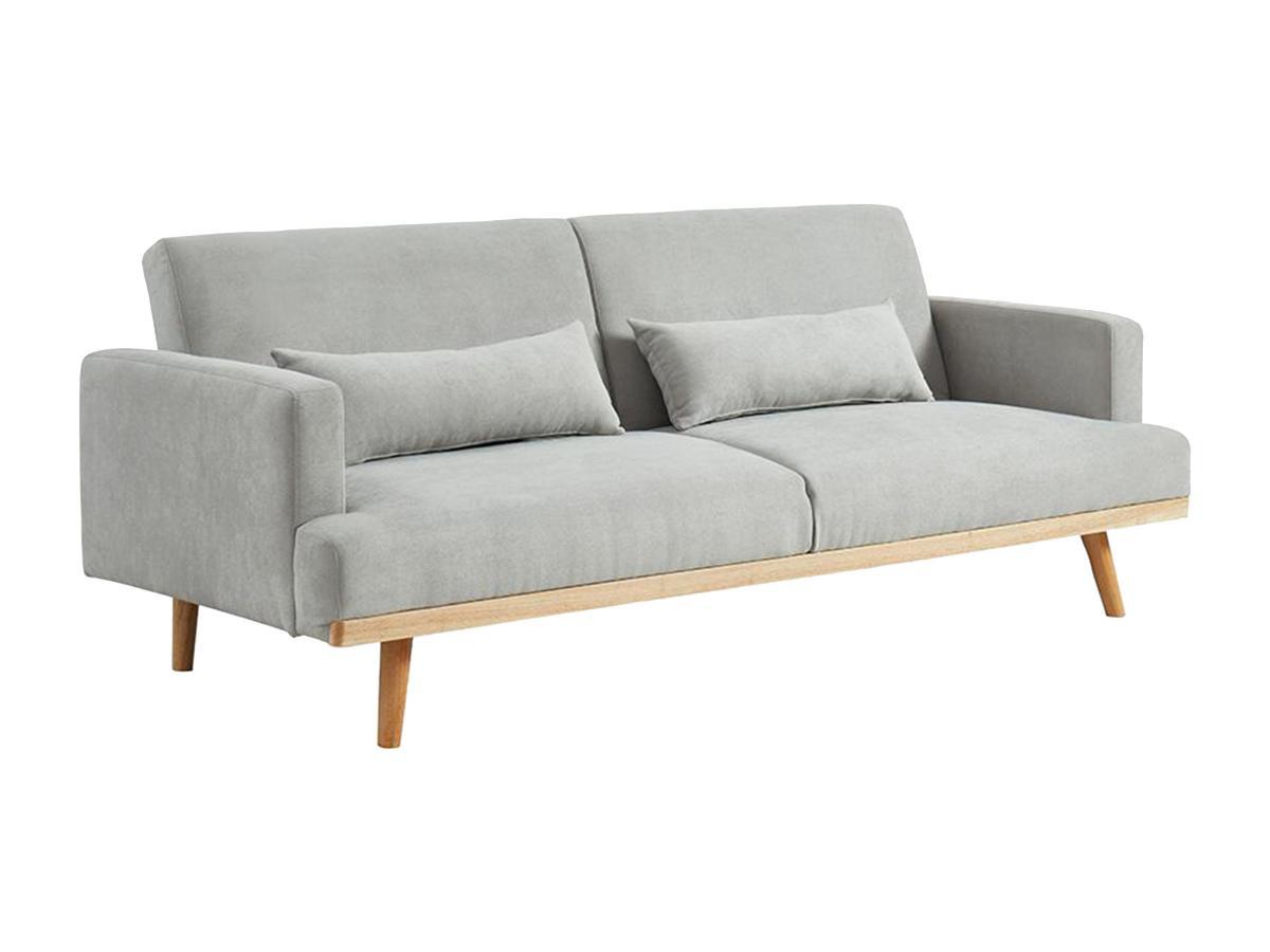 Vente-unique Schlafsofa Klappsofa 3Sitzer ESME Stoff  