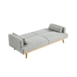 Vente-unique Schlafsofa Klappsofa 3Sitzer ESME Stoff  