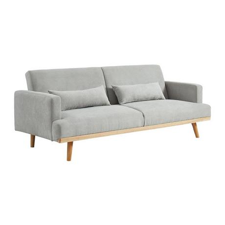 Vente-unique Schlafsofa Klappsofa 3Sitzer ESME Stoff  