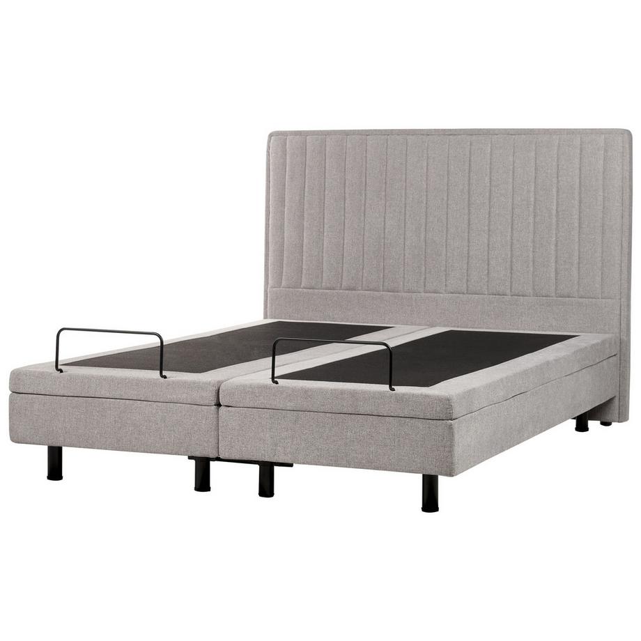 Beliani Letto regolabile en Tessuto Classico DUKE II  