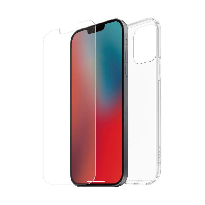 Muvit  Pack Coque + Verre Trempé pour iPhone 12/12 Pro 