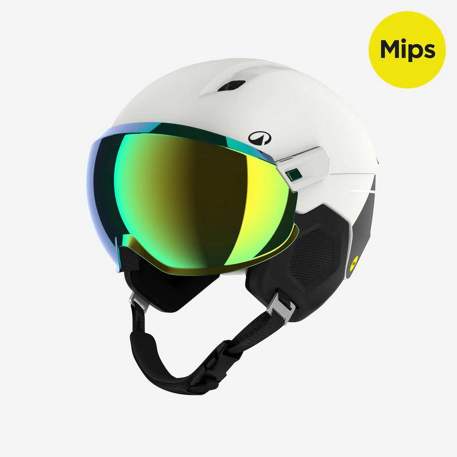 Skihelm mit Visier Erwachsene - PST 950 MIPS weiss
