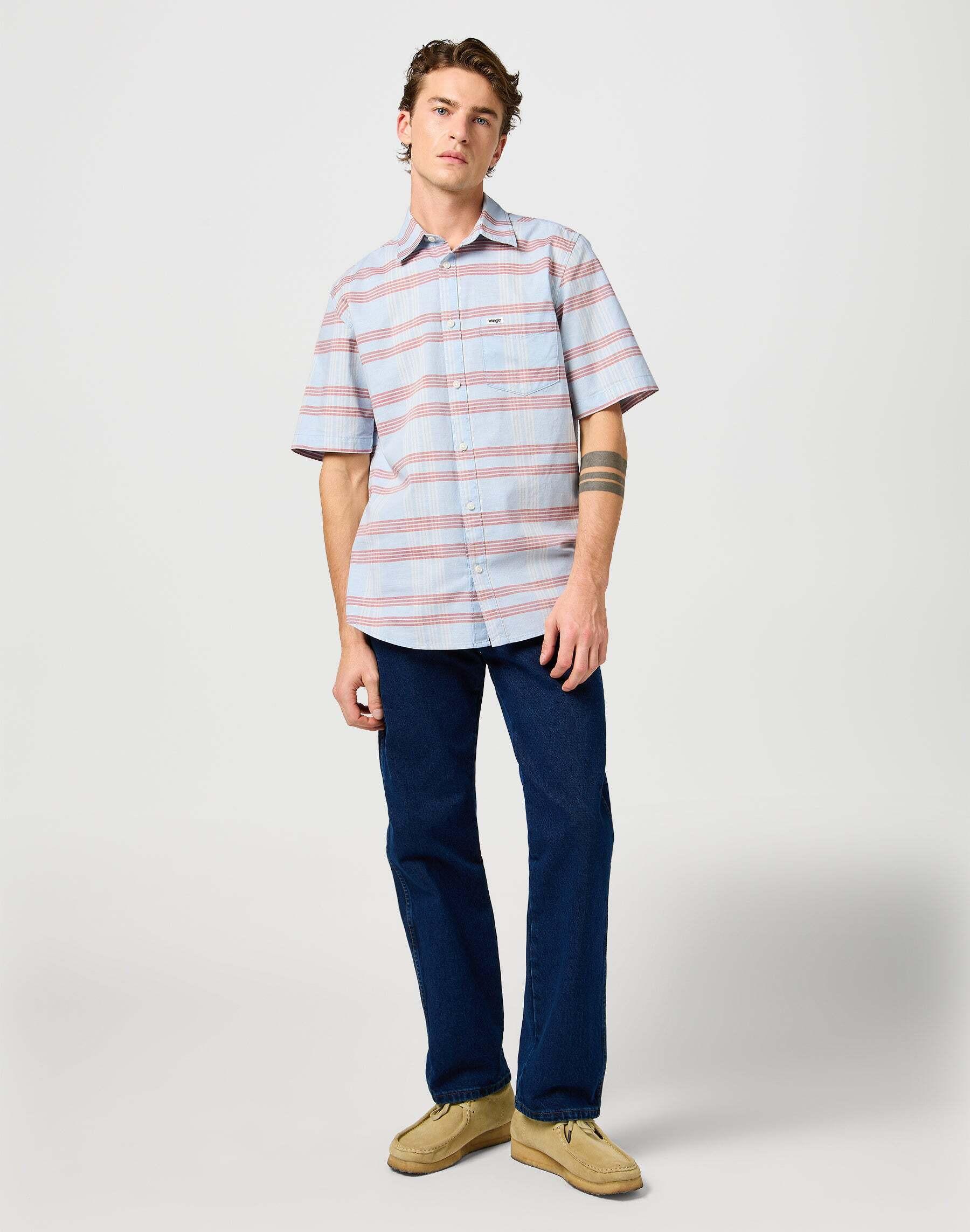 Wrangler Chemise Manches Courtes Carreaux One Pocket  