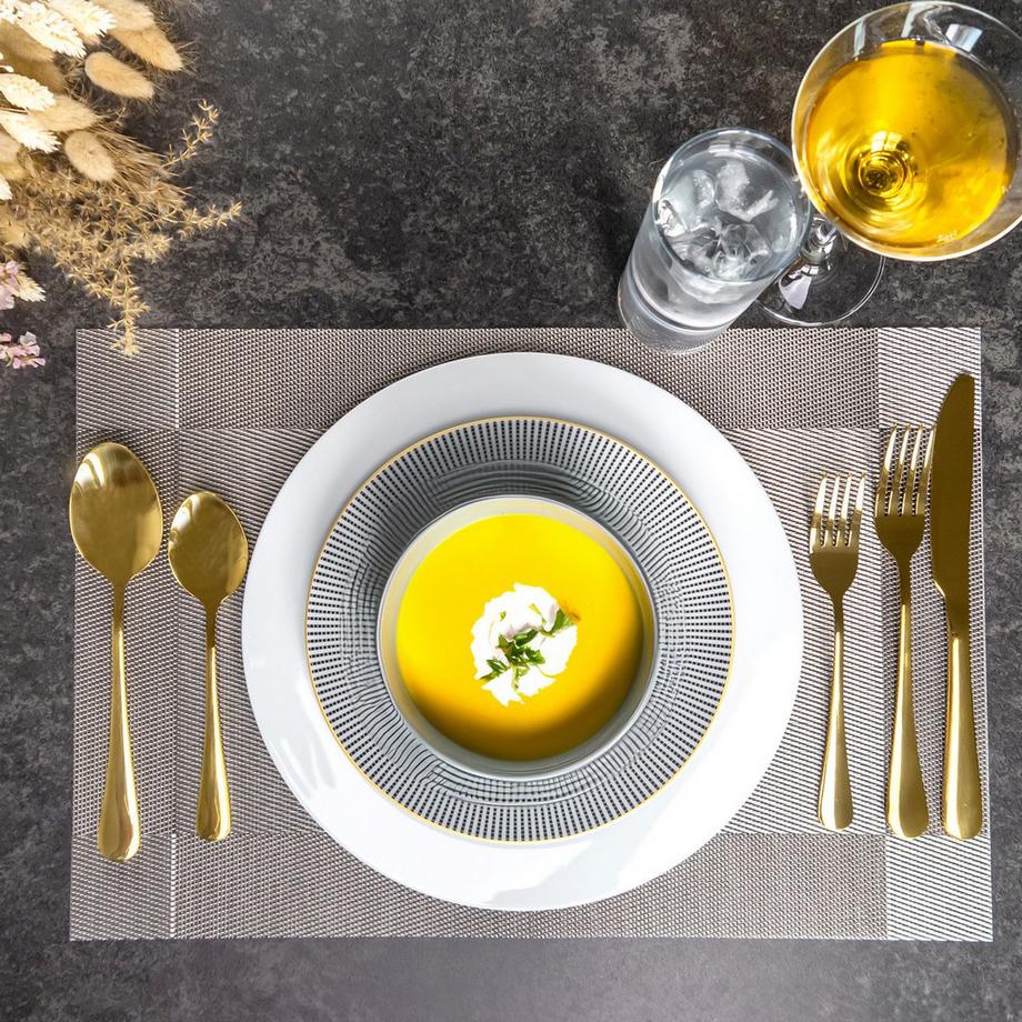 Intirilife Essbesteck 20-teilig Gold  