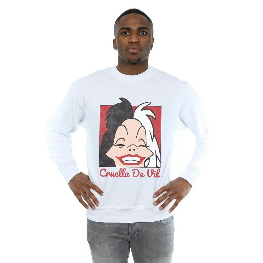 Disney Cruella De Vil Felpa Stampa Grafica  