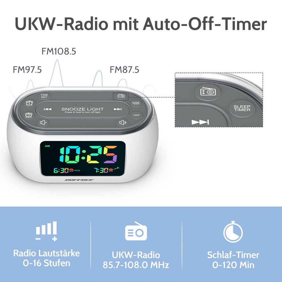 Alopini  Digitaler Radiowecker 
