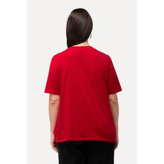 Ulla Popken  T-Shirt, Classic, Stehkragen, Halbarm 