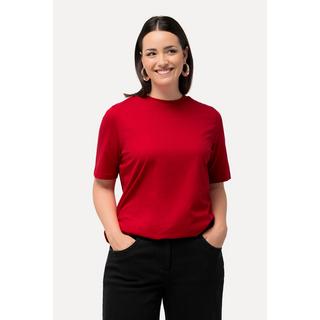 Ulla Popken  T-Shirt, Classic, Stehkragen, Halbarm 