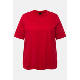 Ulla Popken  T-Shirt, Classic, Stehkragen, Halbarm 