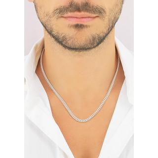 MUAU Schmuck  Collier Rundpanzer Silber 925, 4mm, 60cm 