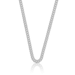 MUAU Schmuck  Collier Rundpanzer Silber 925, 4mm, 60cm 