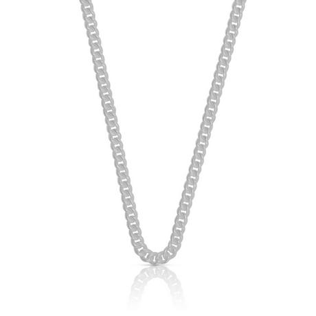 MUAU Schmuck  Collier Rundpanzer Silber 925, 4mm, 60cm 