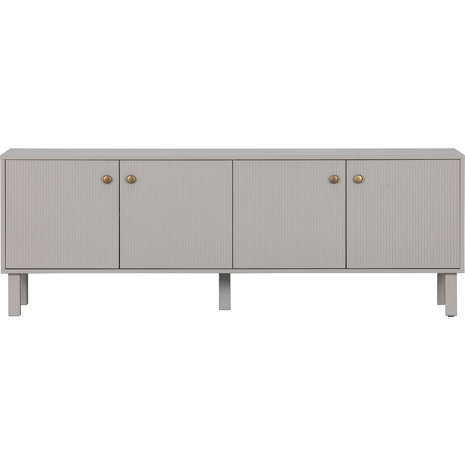 mutoni Meuble TV Madu Pin Gris Nuage 160  