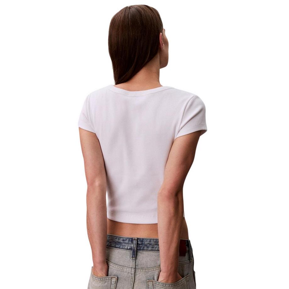 Calvin Klein  Kurzes Top, Gewebter Stoff 