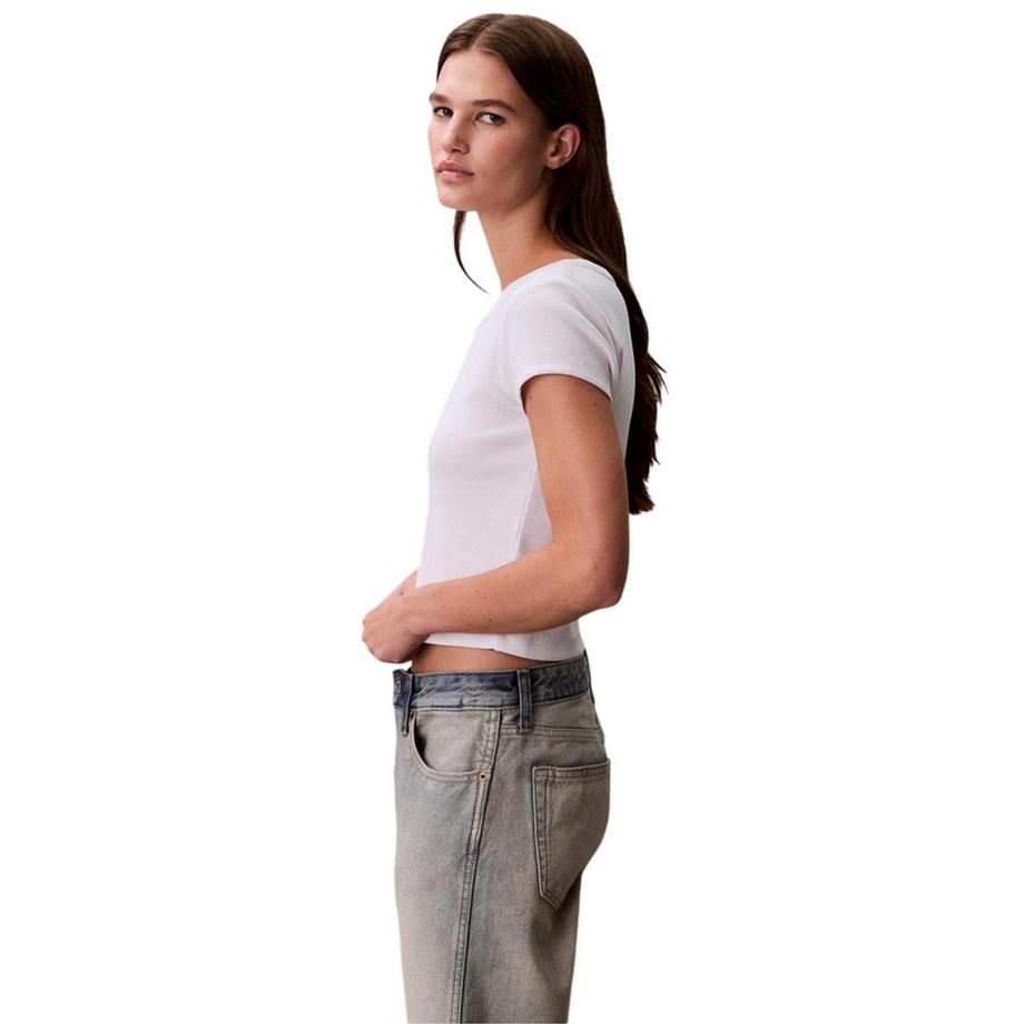 Calvin Klein  Kurzes Top, Gewebter Stoff 