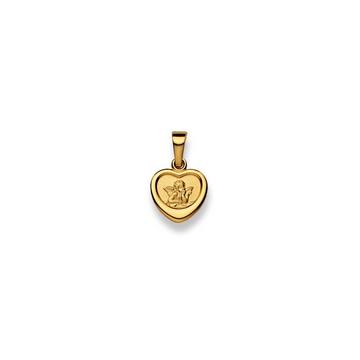 Pendentif ange en or jaune 750, 17x10mm