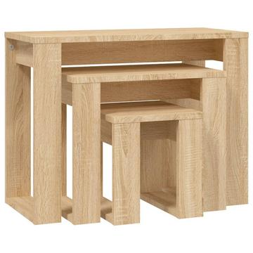 Table gigogne bois d'ingénierie