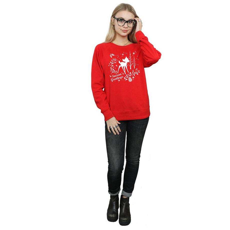 Disney Christmas Greetings Bedrucktes Sweatshirt  