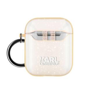 KARL LAGERFELD  Coque Karl Lagerfeld Airpods Rose gold 