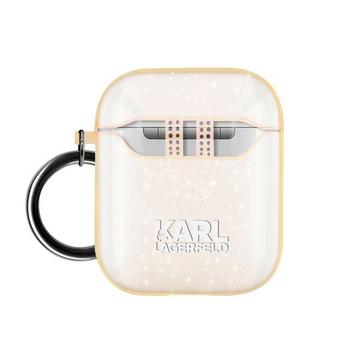Coque Karl Lagerfeld Airpods Rose gold