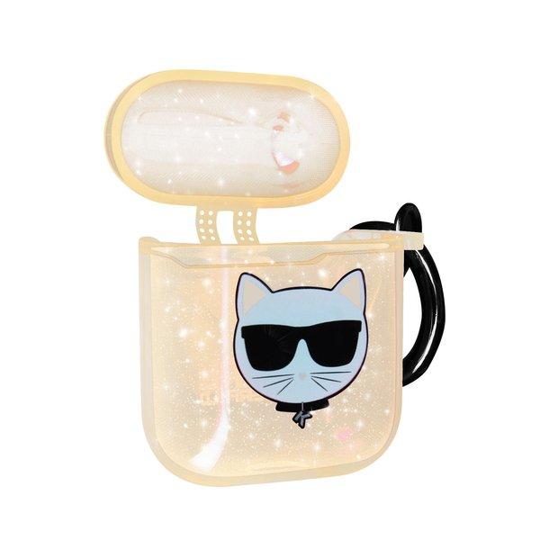 KARL LAGERFELD  Coque Karl Lagerfeld Airpods Rose gold 