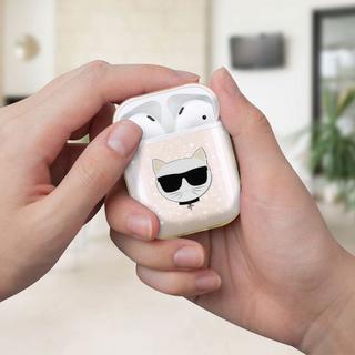KARL LAGERFELD  Coque Karl Lagerfeld Airpods Rose gold 