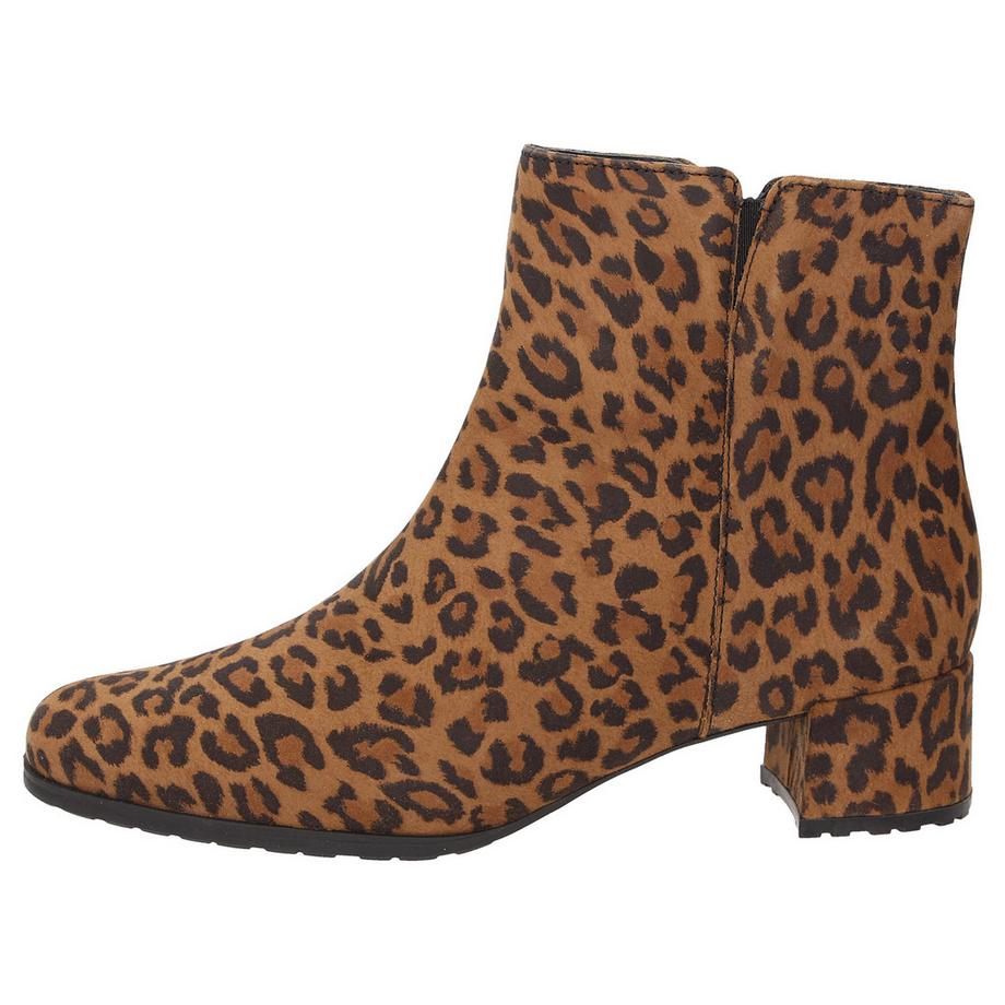 Sioux Fendrina-705 Bottines à Imprimé Léopard  