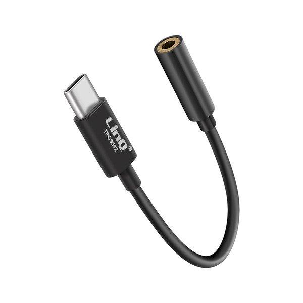 Avizar  Adattatore USB C/Jack 3.5mm LinQ Nero 