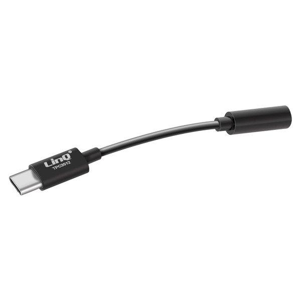 Avizar  Adaptateur USB C/Jack 3.5mm LinQ Noir 