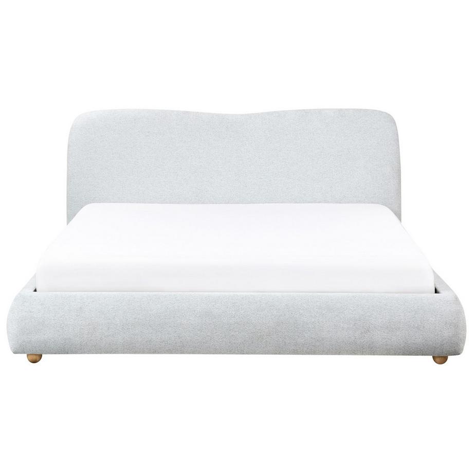 Beliani Lit ottoman en Tissu Moderne BLAGNAC  