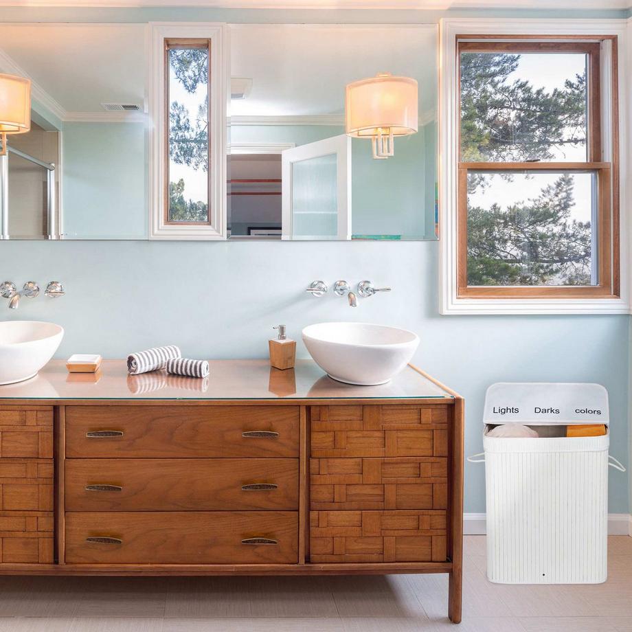 Northix Wäschesortierer aus Bambus  