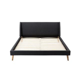 Vente-unique Lit scandinave BENEDICTE Tissu  