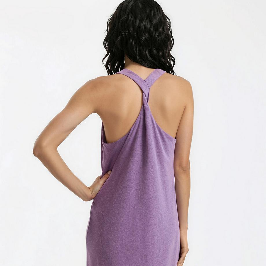 La Redoute Collections Abito Lungo Senza Maniche Lino Viscosa  