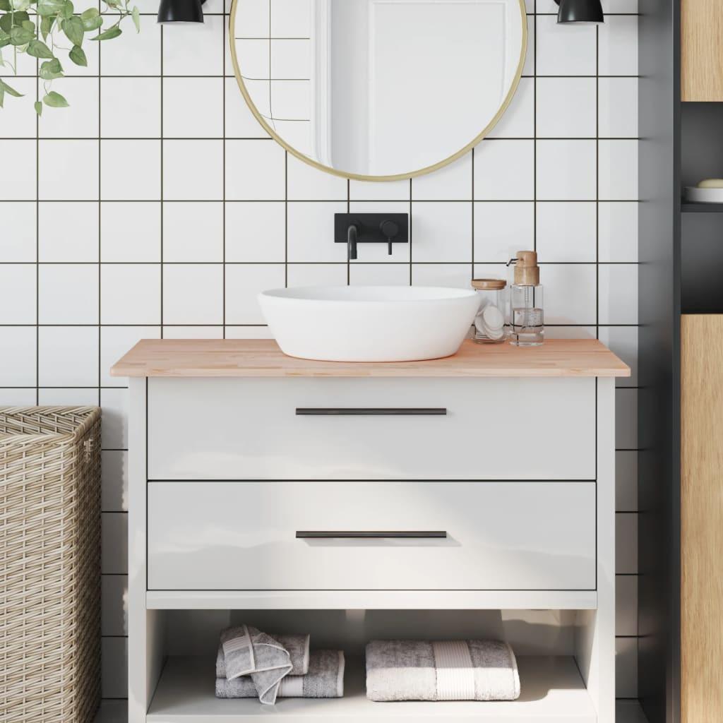 VidaXL  Comptoir de salle de bain bois 